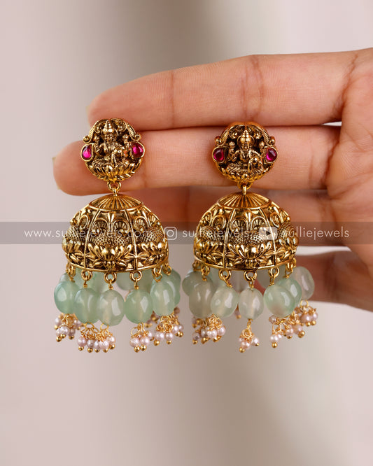 Victorian Premium Lakshmi Jhumka