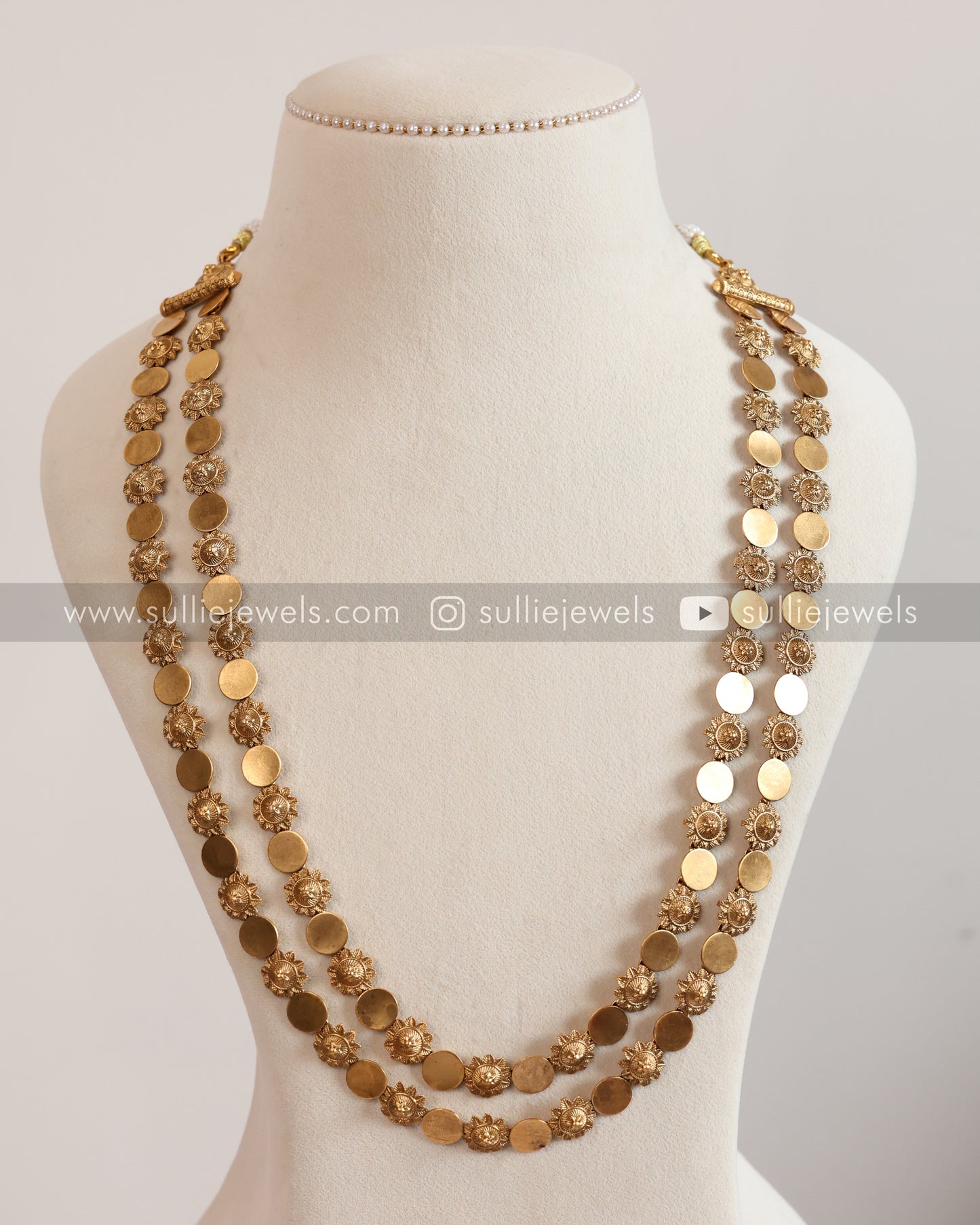 Sullie Basic - No Idol Coin Long Chain / Kaashumaala with Jhumka