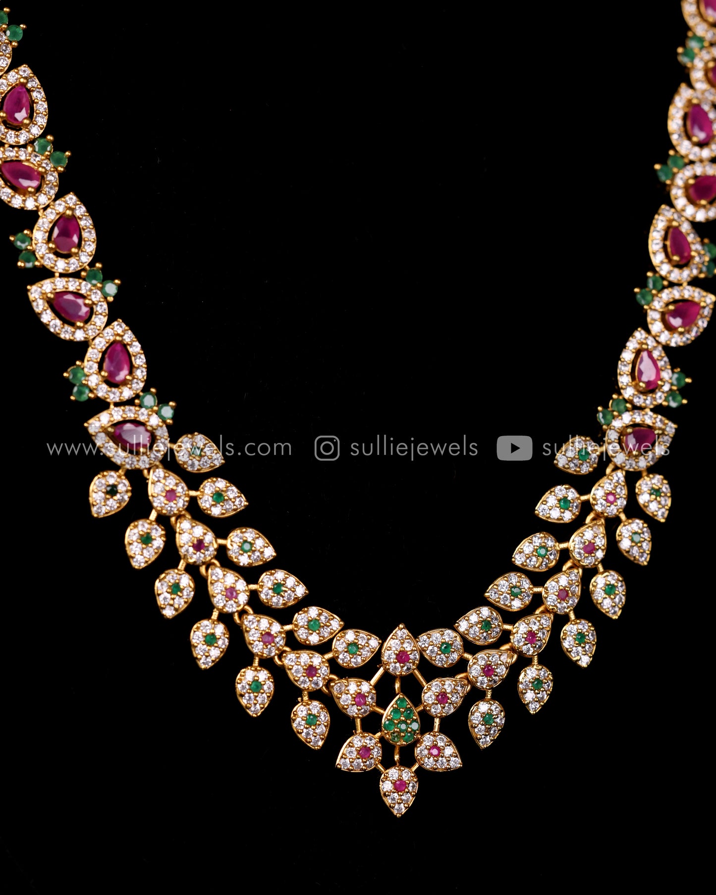 Combo Offer - Necklace, Long Necklace, Pearl Haram & 3 set of earrings