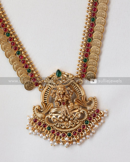 Lakshmi Coin Haram with Earrings