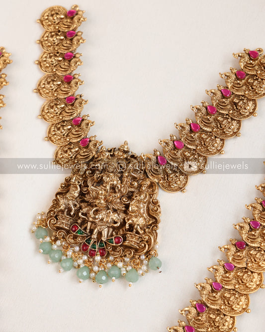 Sullie Basic - Lakshmi Bridal Mint Beads Combo ( 3 piece )