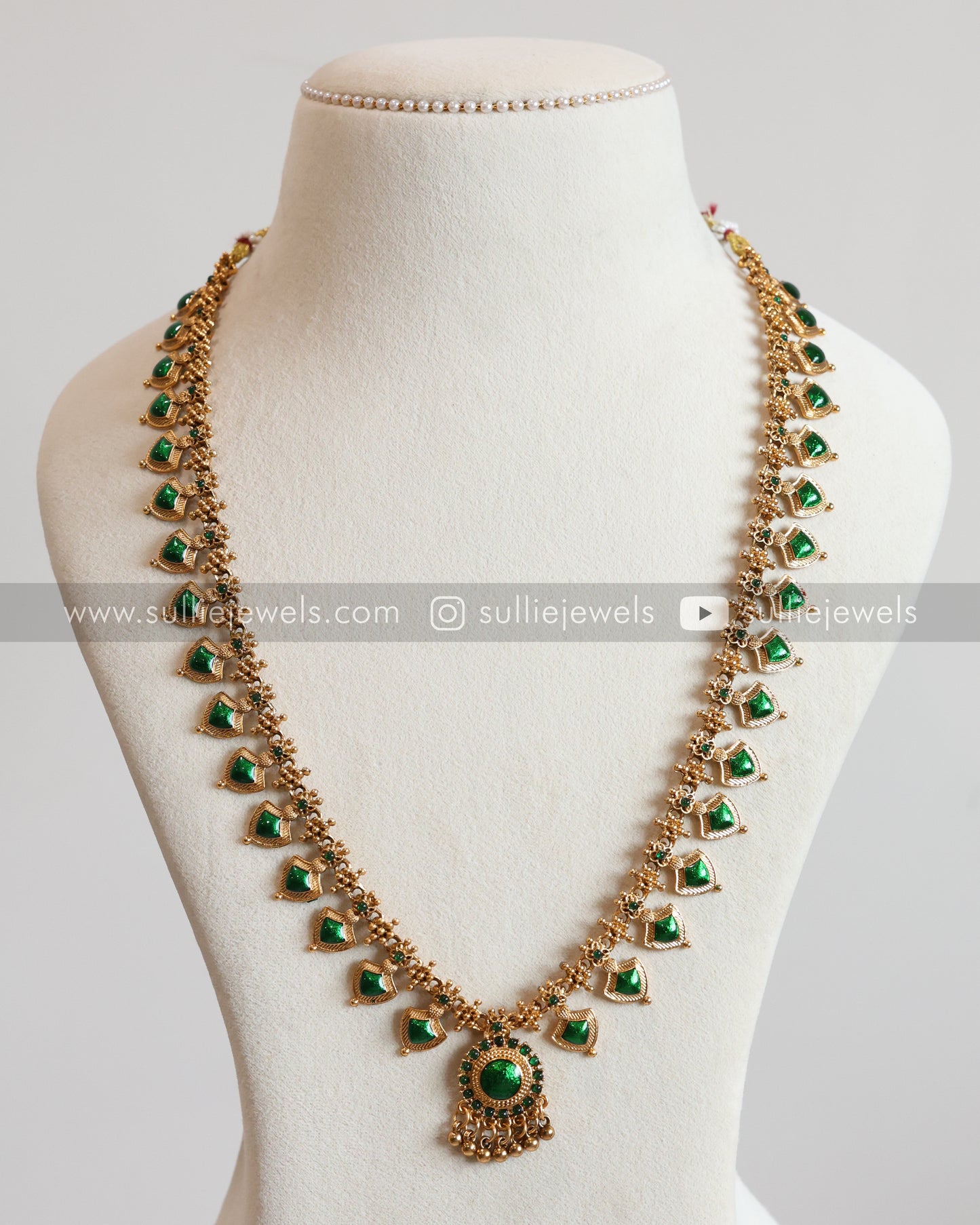 Sullie Basic - Kerala Palakka Long Chain / Maala with Studs