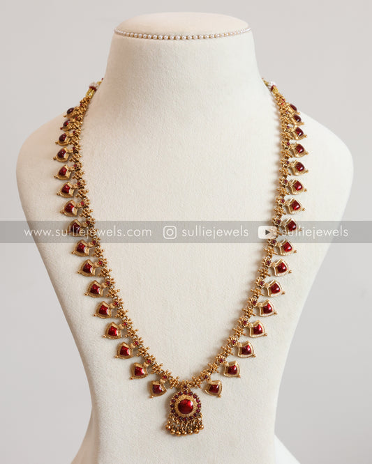 Sullie Basic - Kerala Palakka Long Chain / Maala with Studs