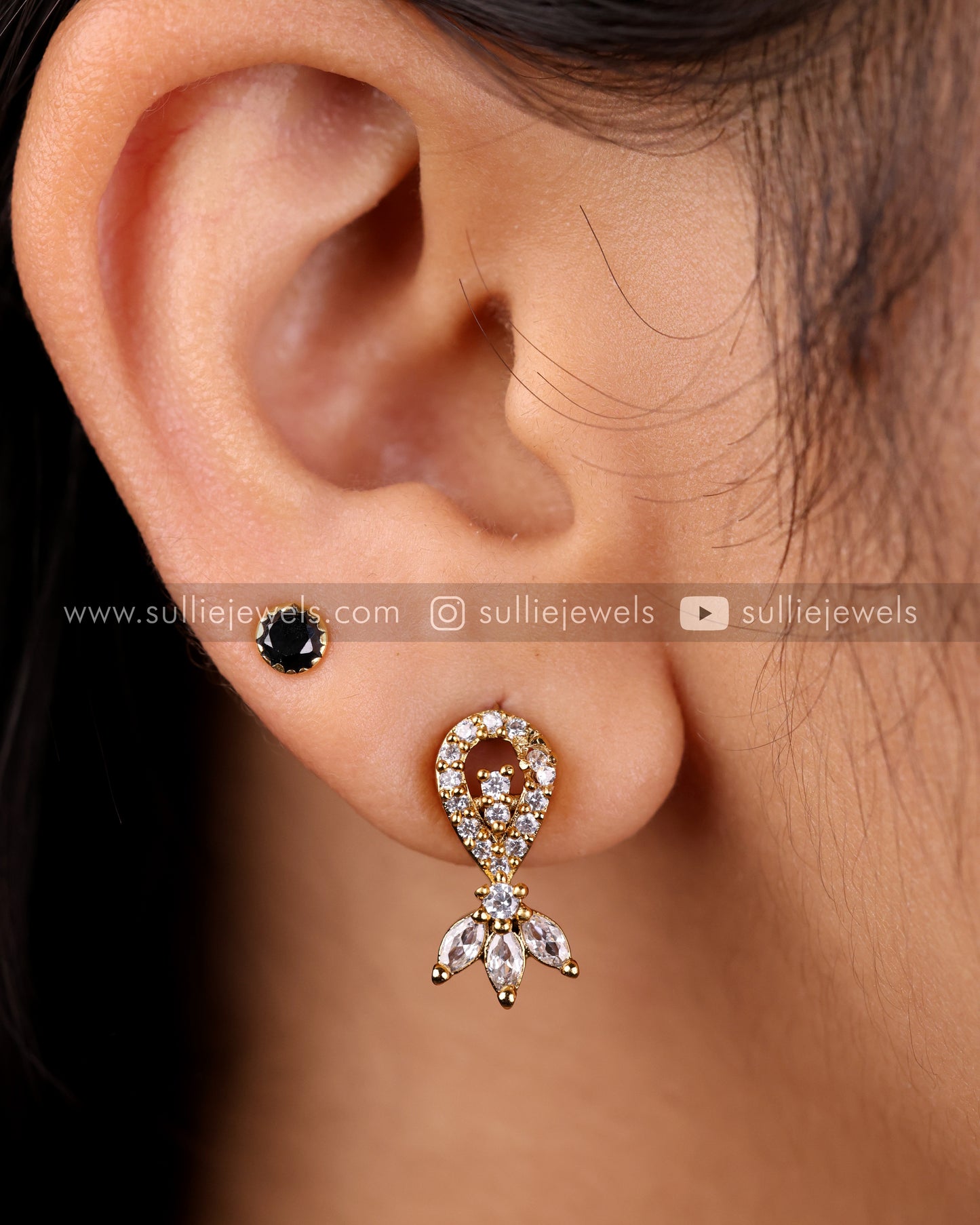 Diamond Lookalike White Stone Layered Combo