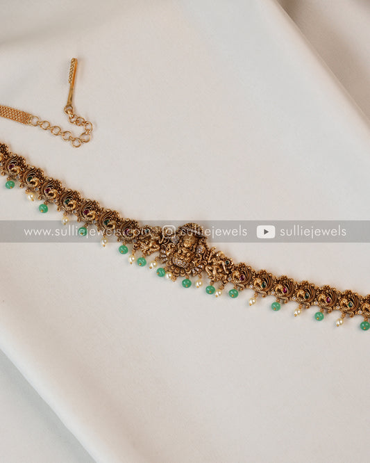 Premium Mint Beads Minimal Goddess Hipchain