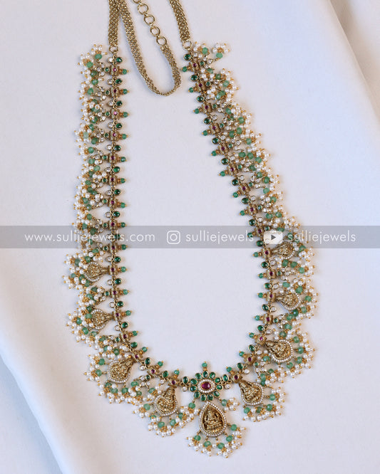 Lakshmi Guttapusalu & Mint Beads Hipchain