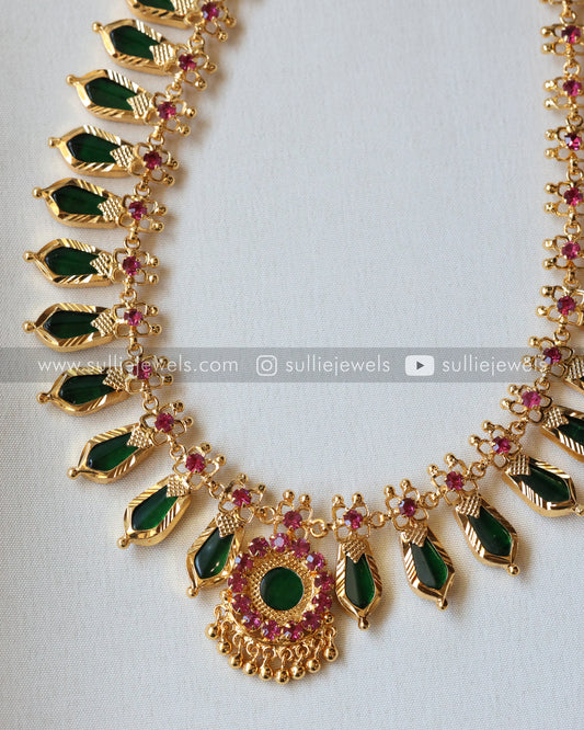 Gold Plated Nagapadam - Kerala Palakka Long Chain