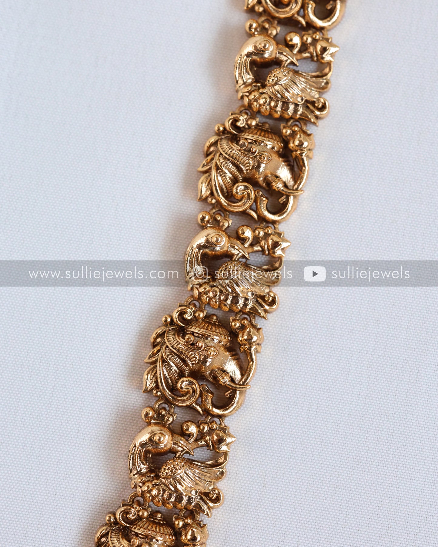 Lakshmi Premium Long Chain/Haaram ( Mint Beads ) with Jhumka