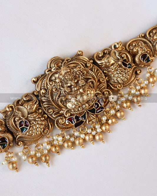 Sullie Basic - Goddess Elephant & Peacock Detailed Bridal Hipchain