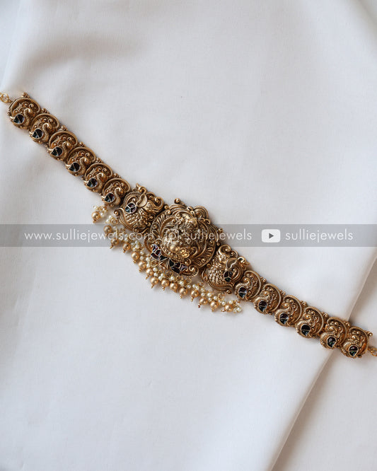 Sullie Basic - Goddess Elephant & Peacock Detailed Bridal Hipchain