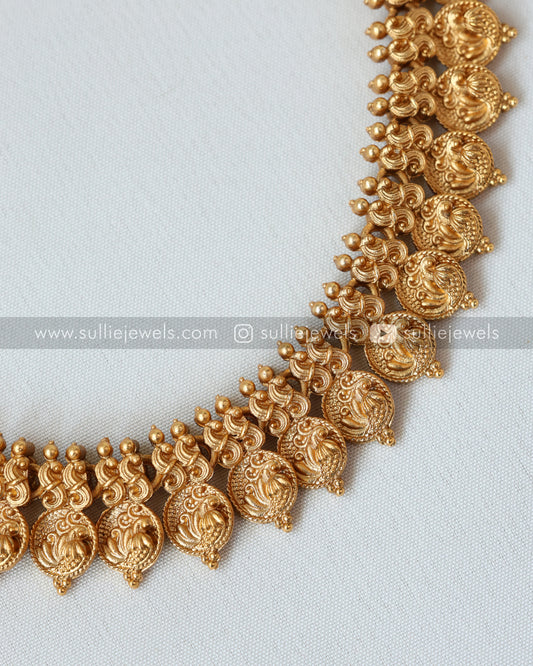 Bridal Kashumaala / Coin Short & Long Necklace Set