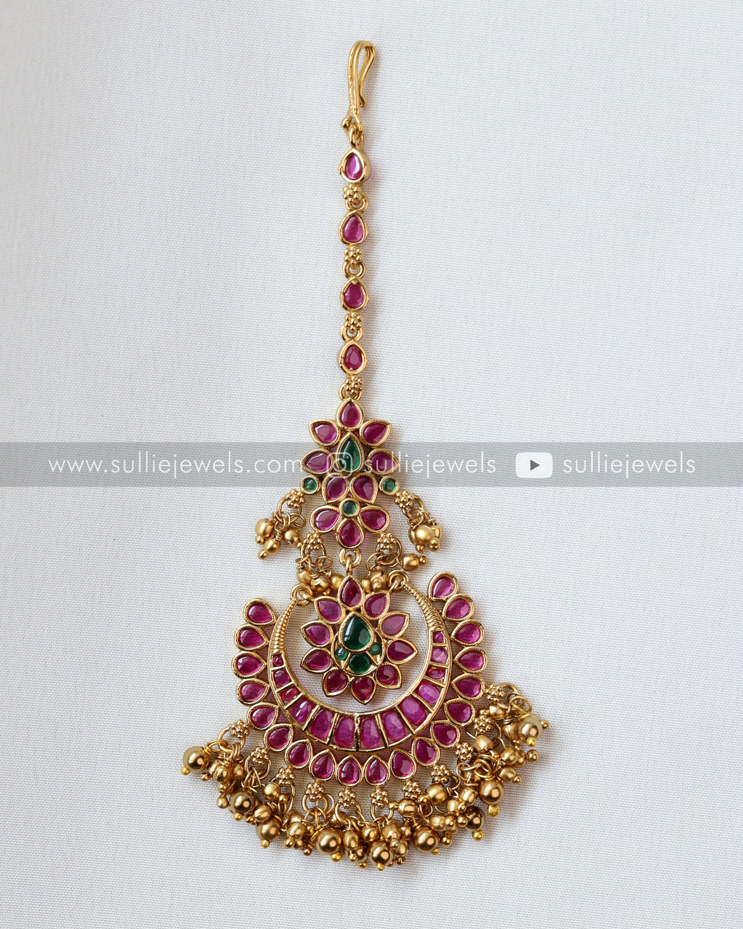 No Idol Premium Mint Bridal Combo with Tikka ( 5 piece )