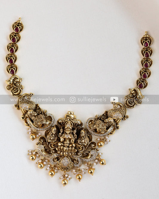 Lakshmi Premium Necklace with Jhumka