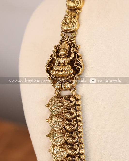 Antique Premium Kaashumaala / Coin Long Chain / Haaram with earring