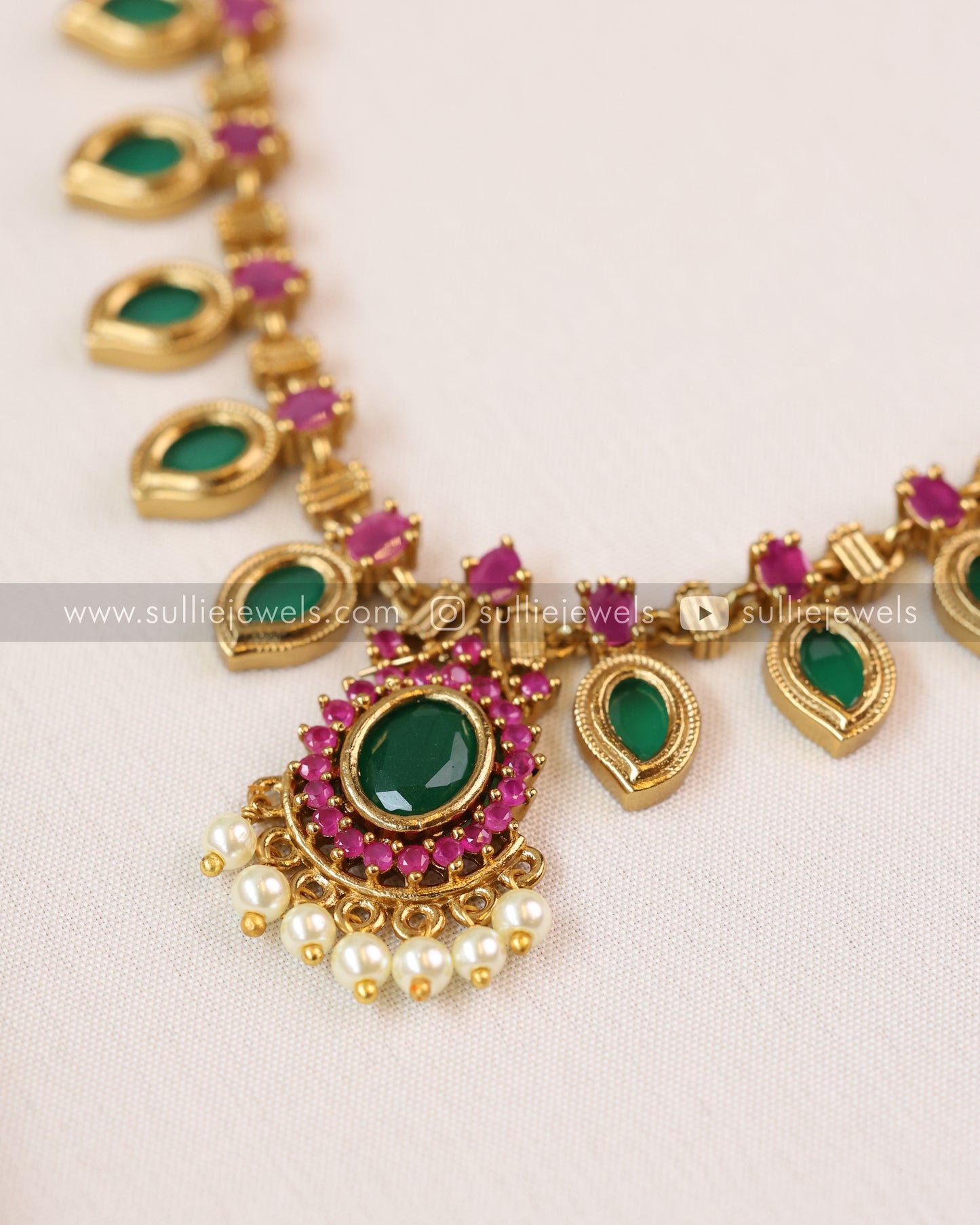 Palakka Necklace/Maala with Earring