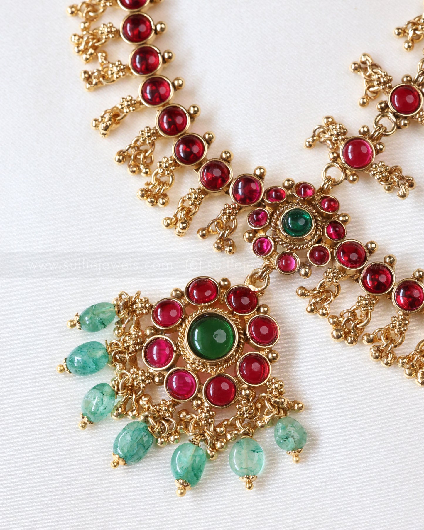 Kemp & Mint beads Damini Tikka