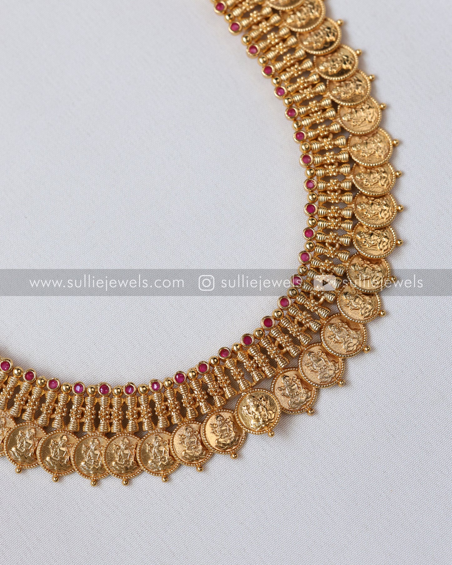 Coin Haram with Stone Detail with Earring
