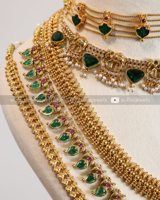 Traditional No idol Palakka Bridal Combo ( 8 Piece )