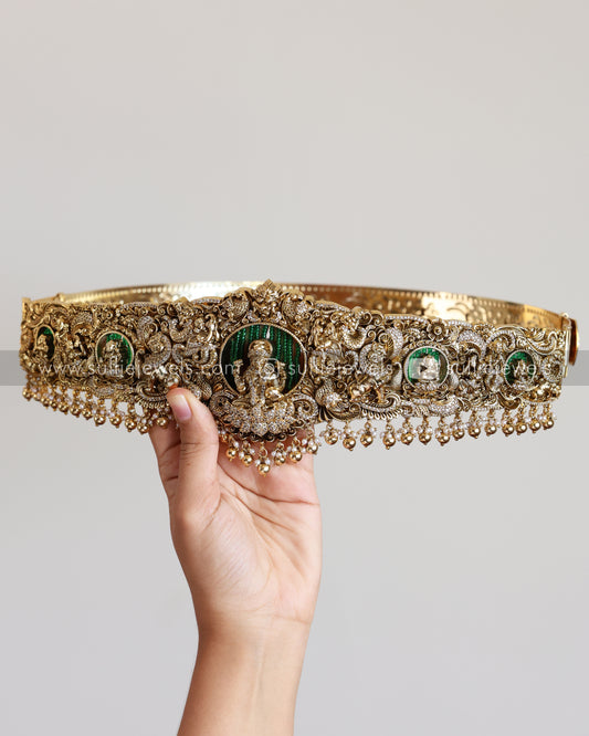 Goddess Premium Designer Hipbelt - Gold Balls