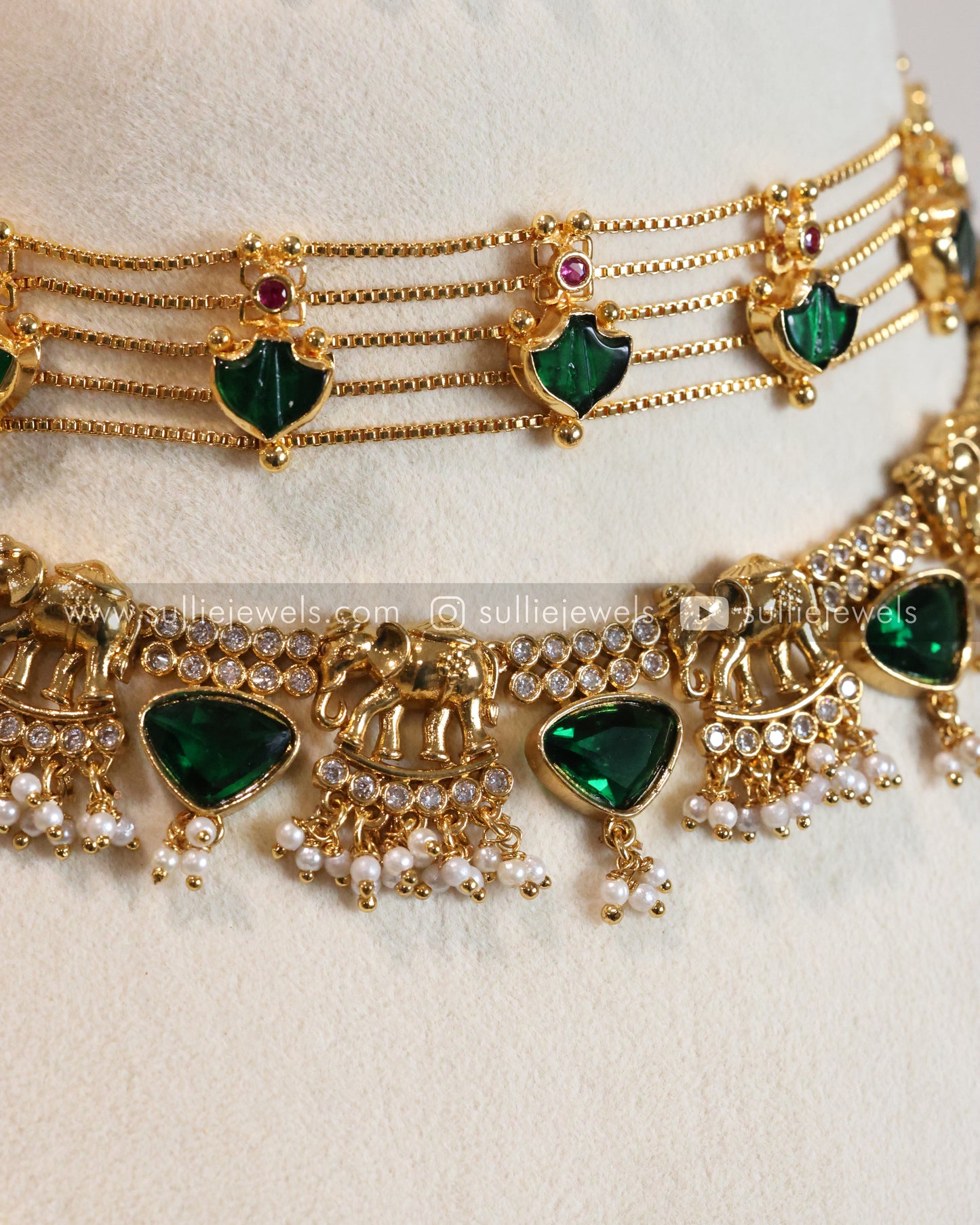 Traditional No idol Palakka Bridal Combo ( 8 Piece )