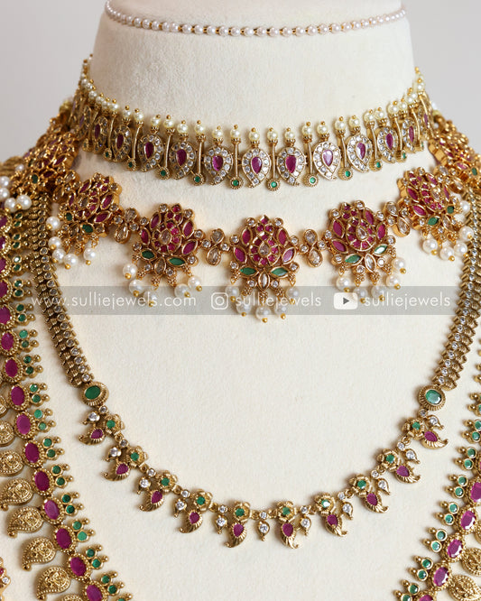 Lotus Mango bridal combo ( 8 Piece )