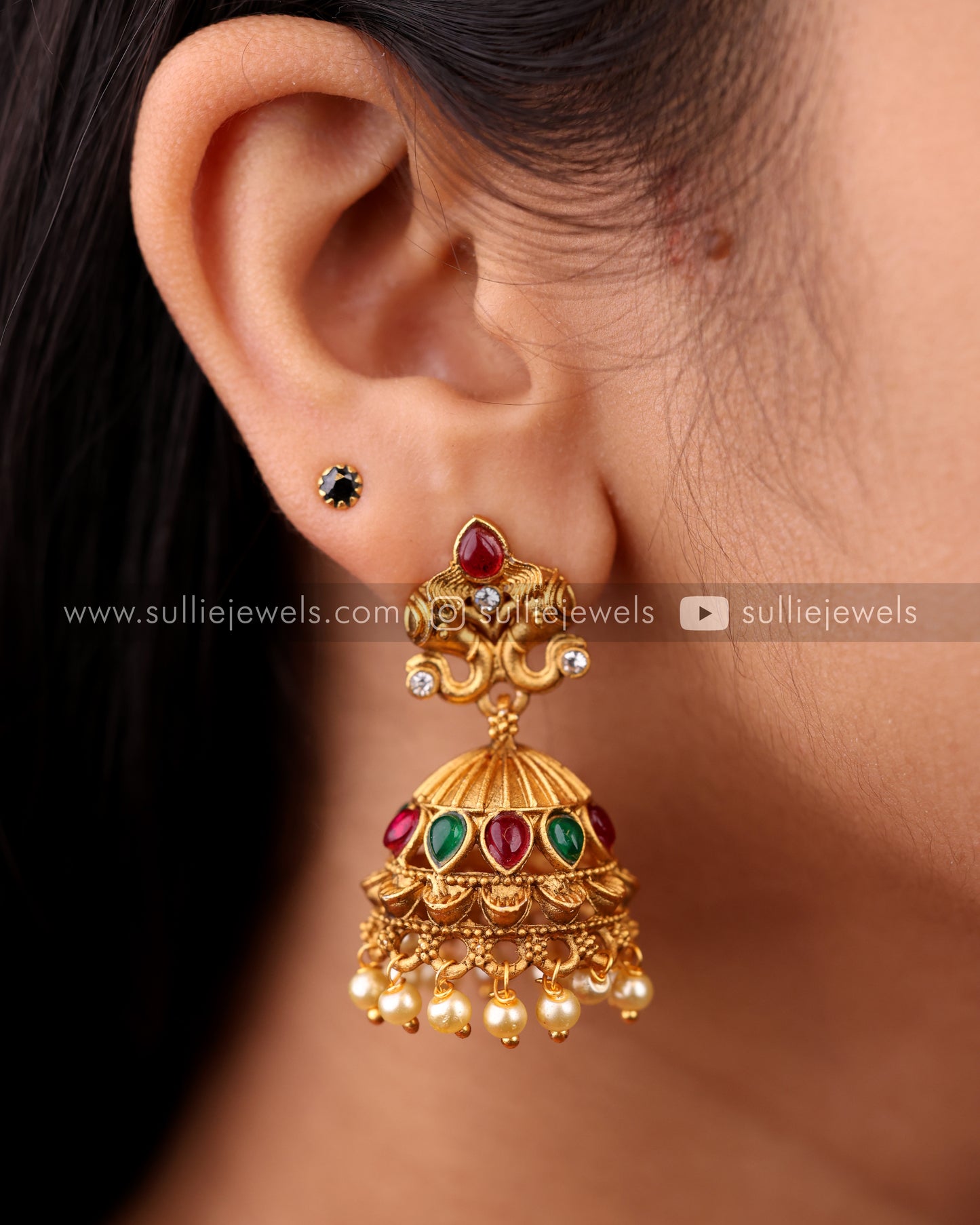 Stone & Flower Lakshmi Bridal Combo ( 4 piece )
