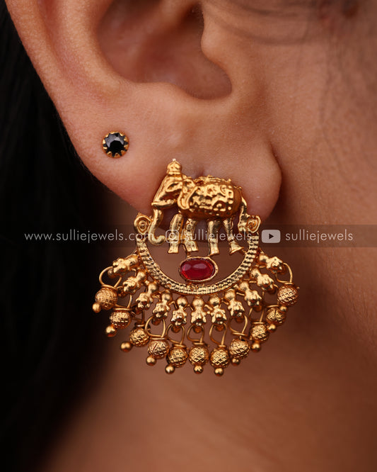 Sullie Basic - Elephant Pearl Chain with Earring