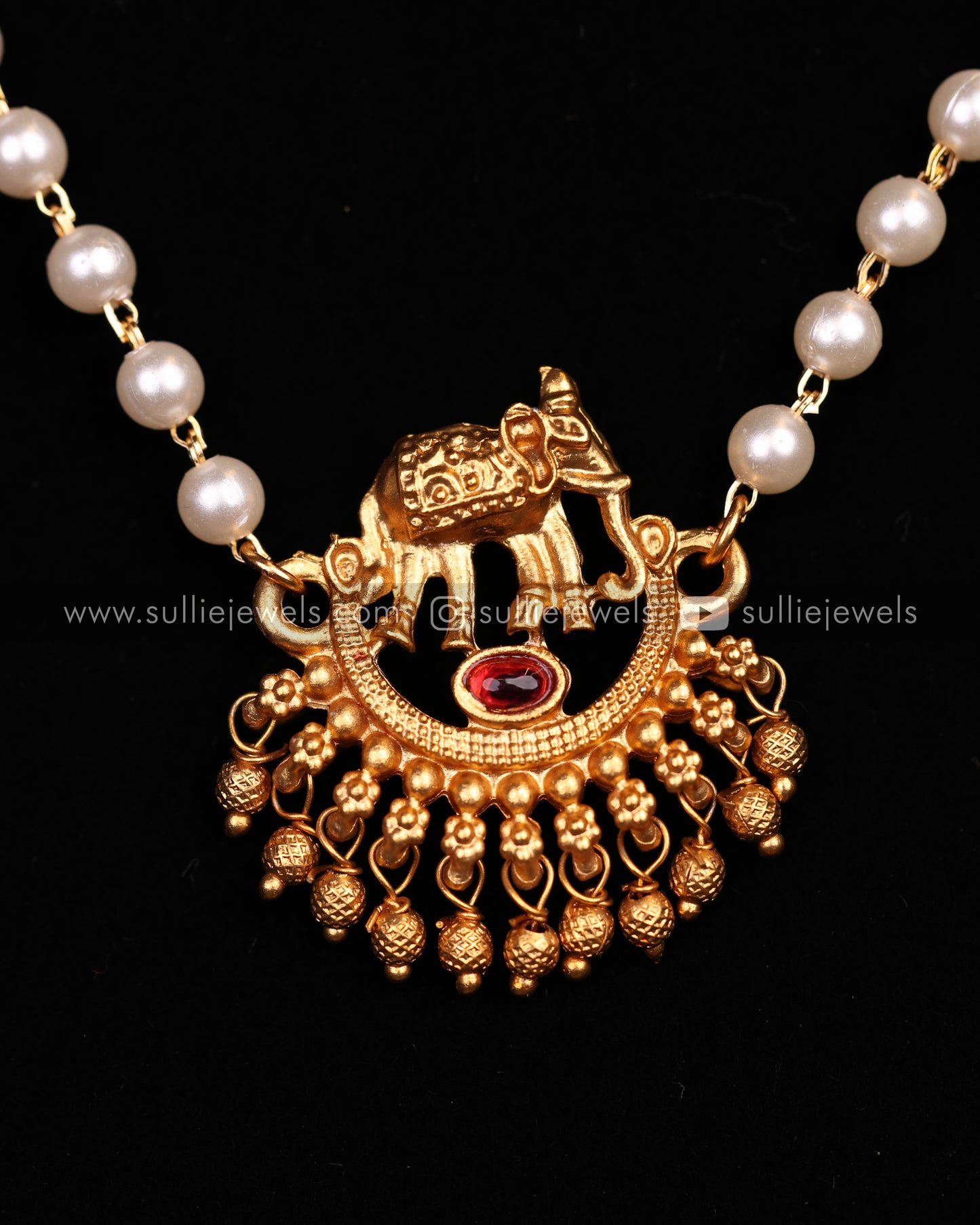 Elephant Pearl Chain