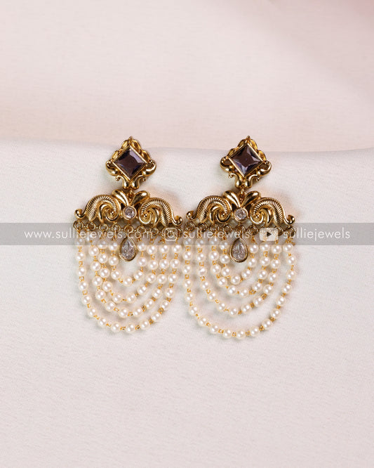 Pearl Layered Earrings