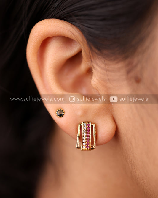 Diamond Interlock Necklace Set