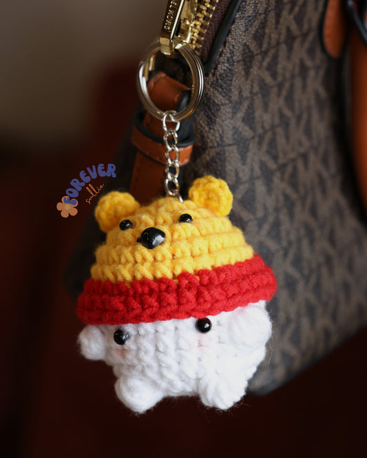 Winnie-the-Pooh Crochet Keychain