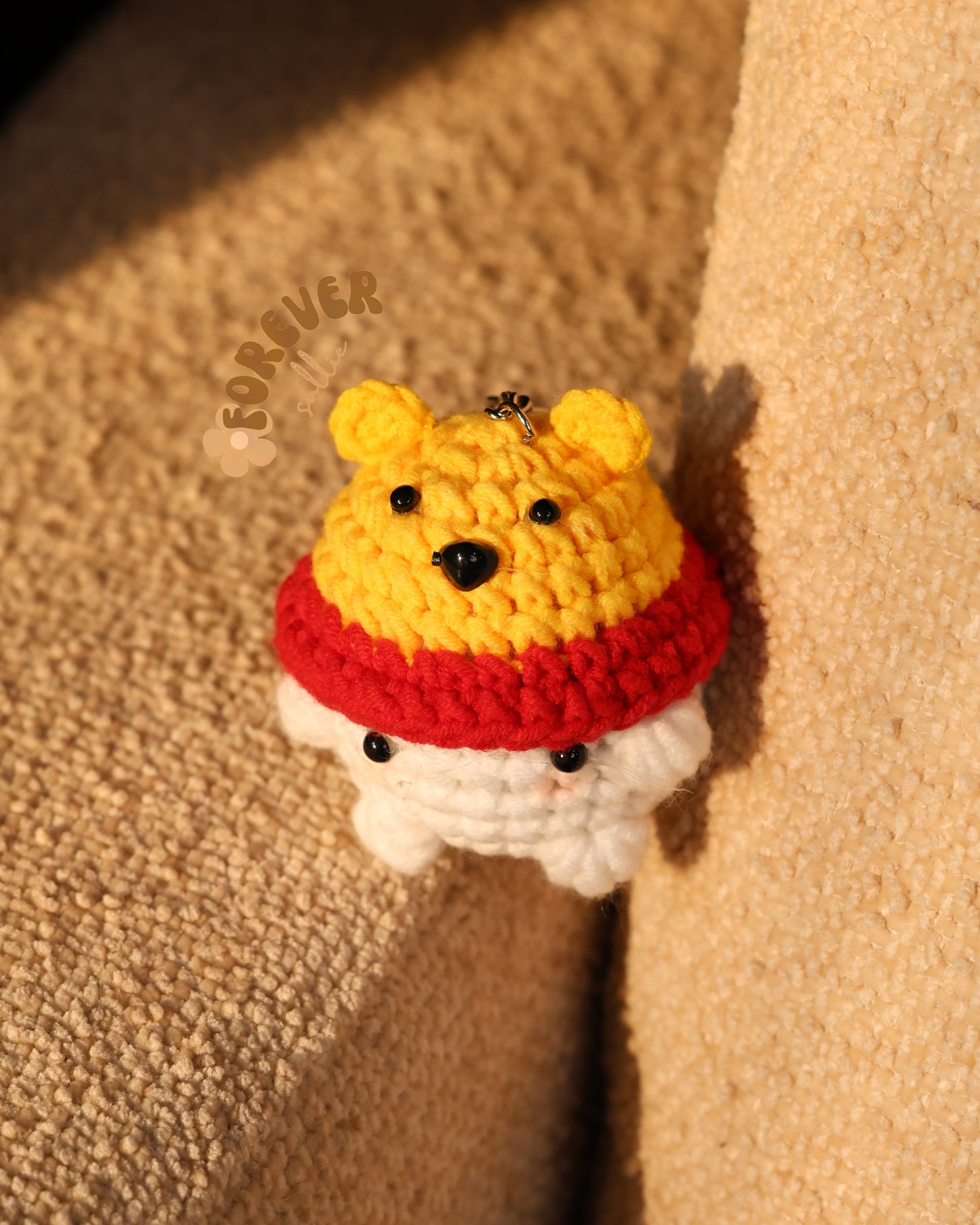 Winnie-the-Pooh Crochet Keychain