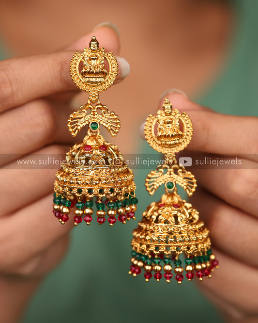 Multicolour Lakshmi Jhumka