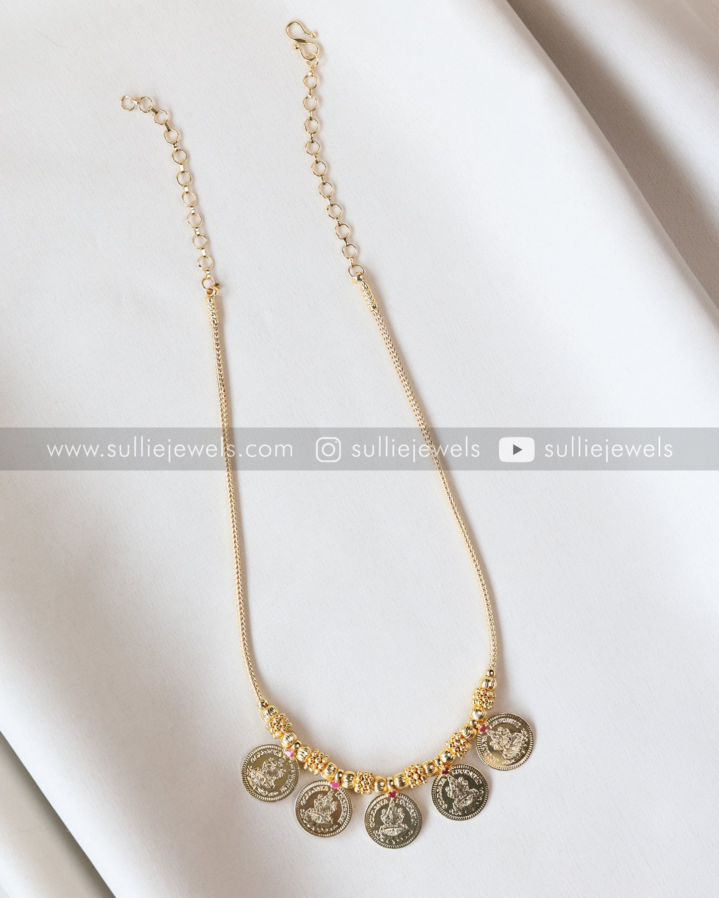 Traditional Gold Plated Coin Kashumaala