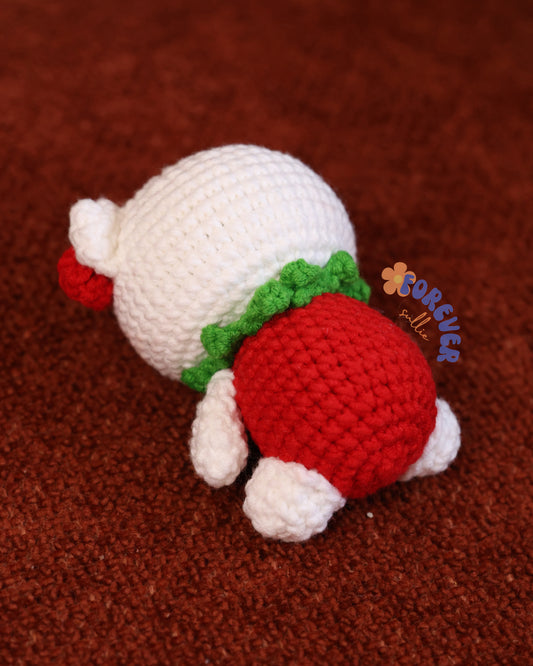 Hello Kitty Crochet Keychain