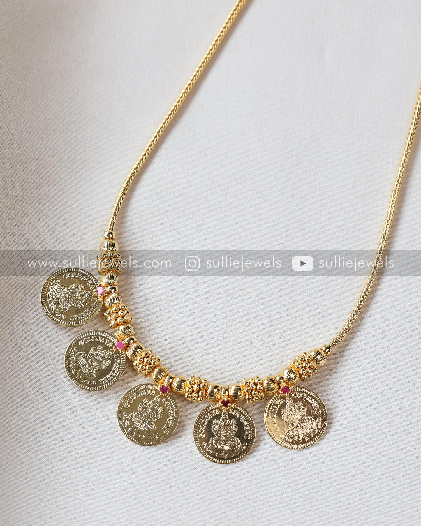 Traditional Gold Plated Coin Kashumaala