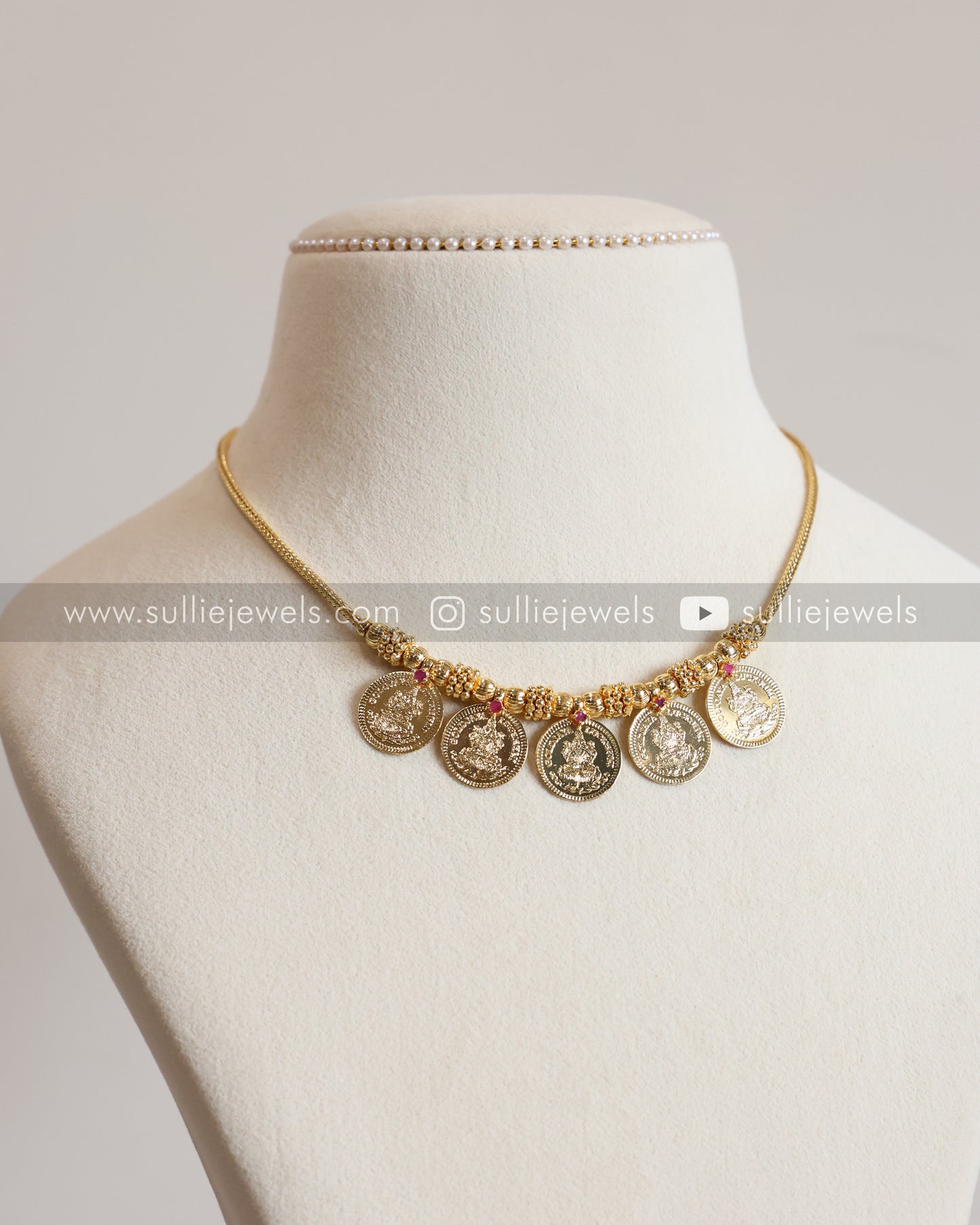 Traditional Gold Plated Coin Kashumaala