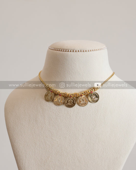 Traditional Gold Plated Coin Kashumaala