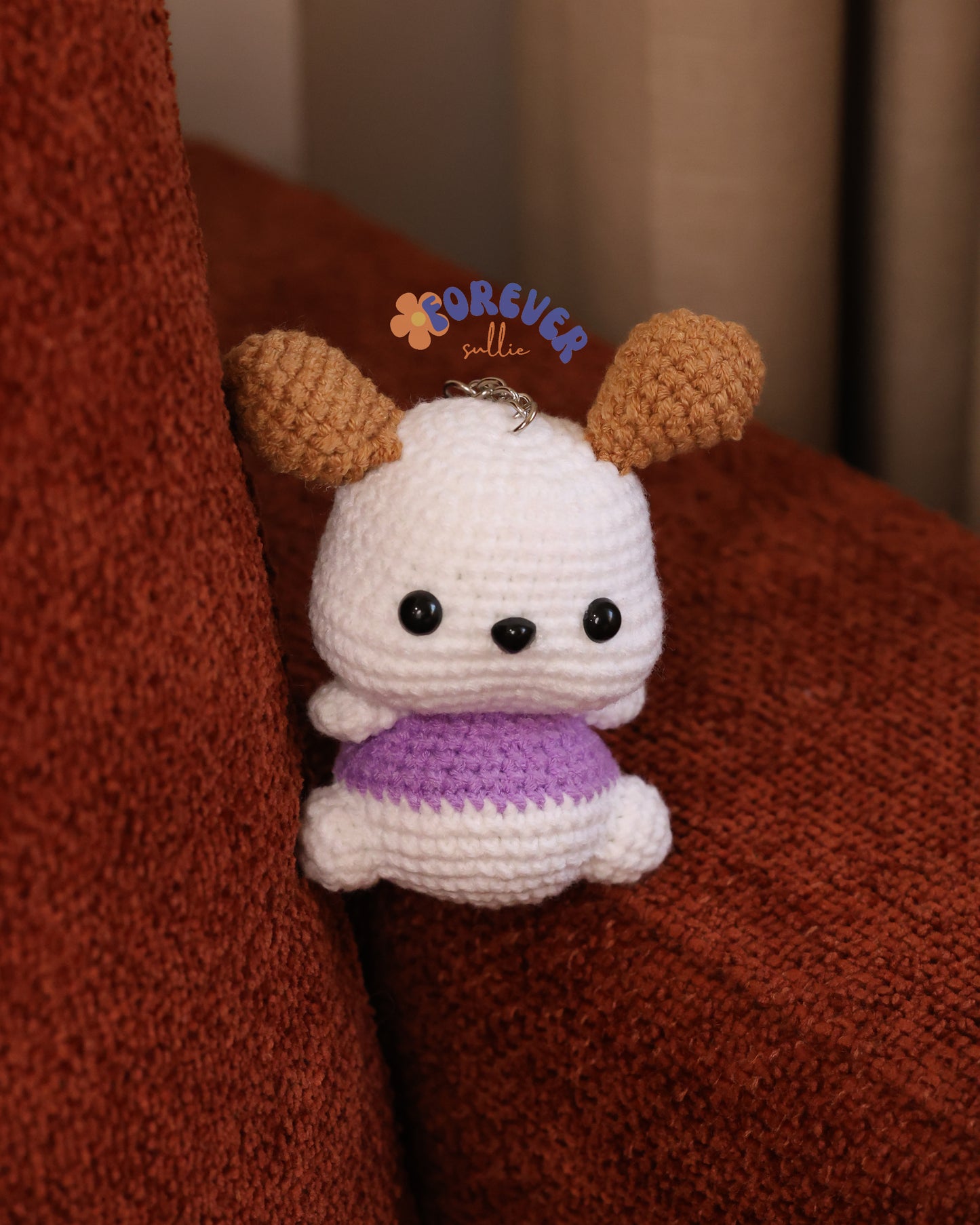 Pochacco Dog Keychain - 5 colours