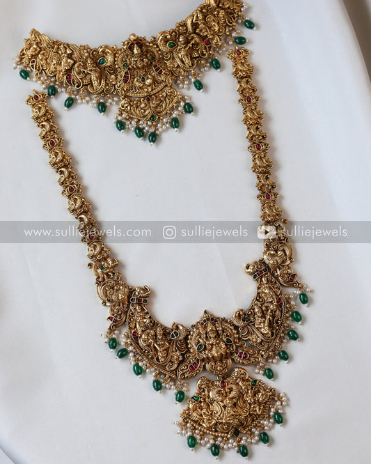 Sullie Basic - Goddess Bridal Green Beads Combo ( 3 piece )