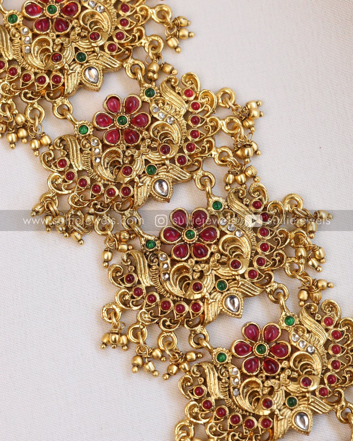 Peacock Kemp Gold Choti ( No Idol )