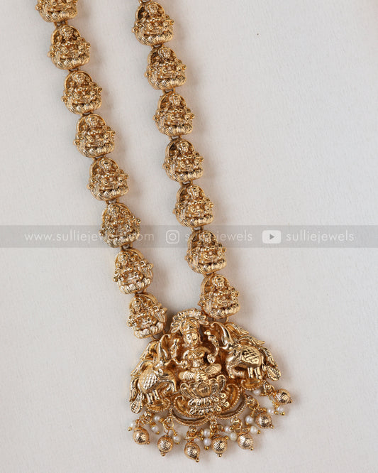 Sullie Basic - Lakshmi Elephant Long Chain / Haram with Jhumka