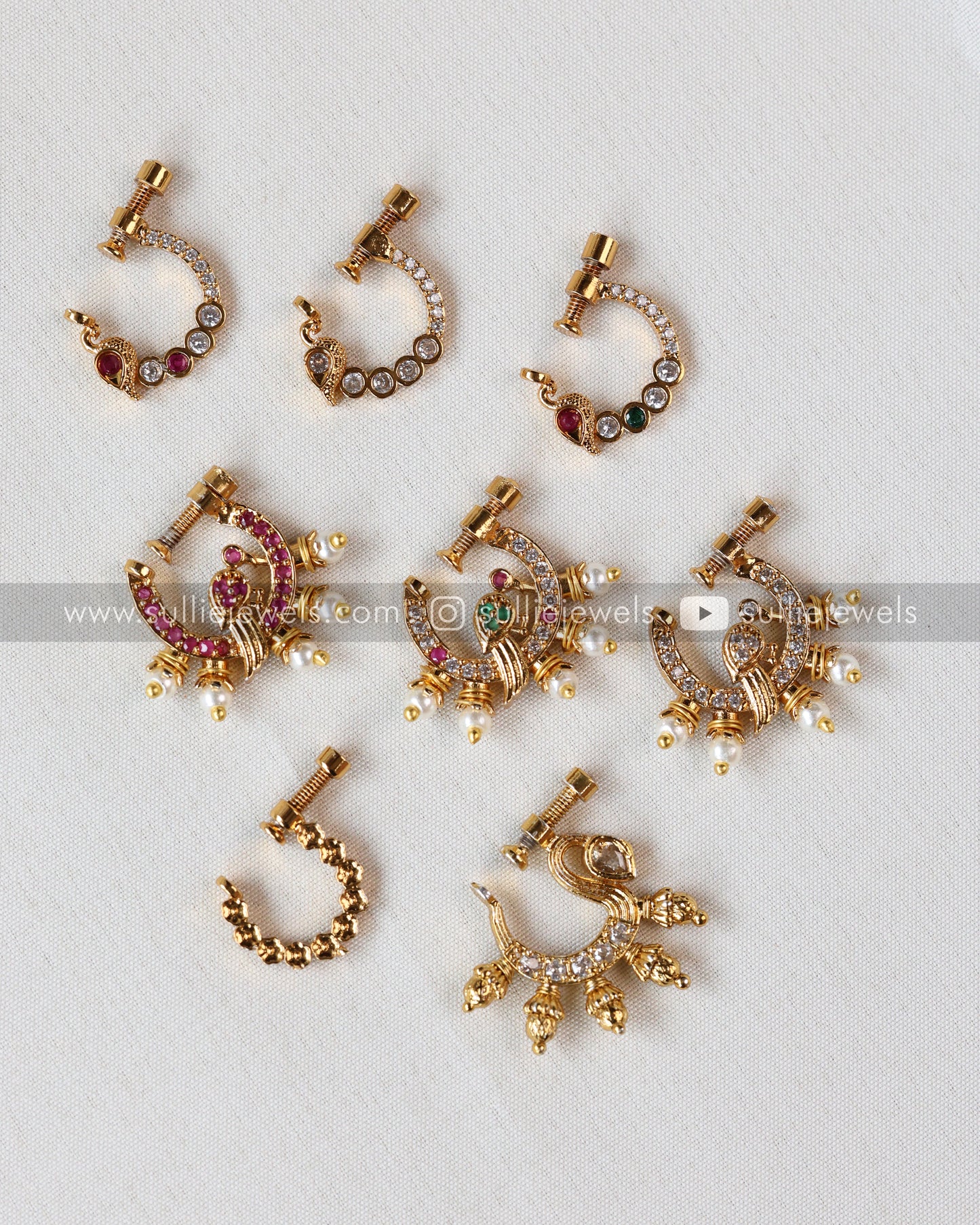 Nose Screw Pin - No Piercing Required - Gold