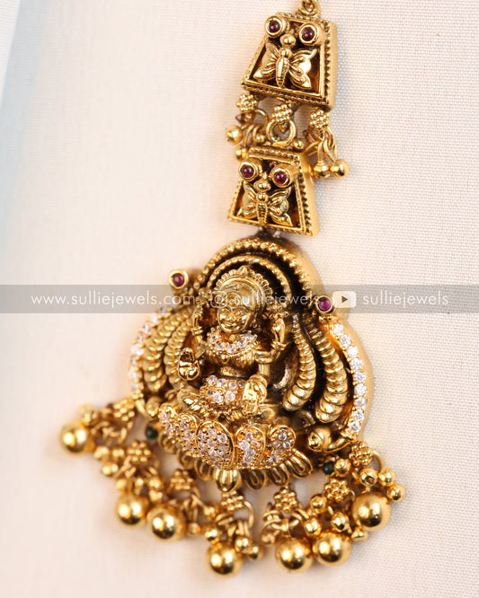 Premium Lakshmi Stone Tikka - Gold Balls