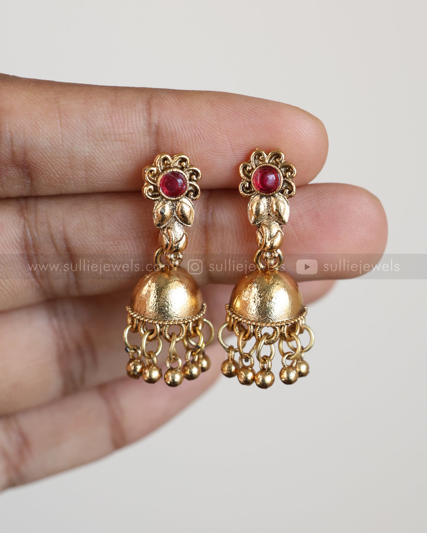 Sullie Basic - Multicolour Hanging Bridal Combo with Earring