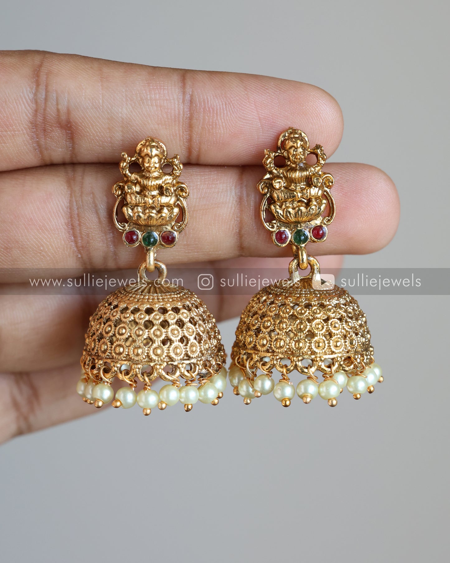 Sullie Basic - Peacock Lakshmi Bridal Combo with Tikka ( 4 piece )