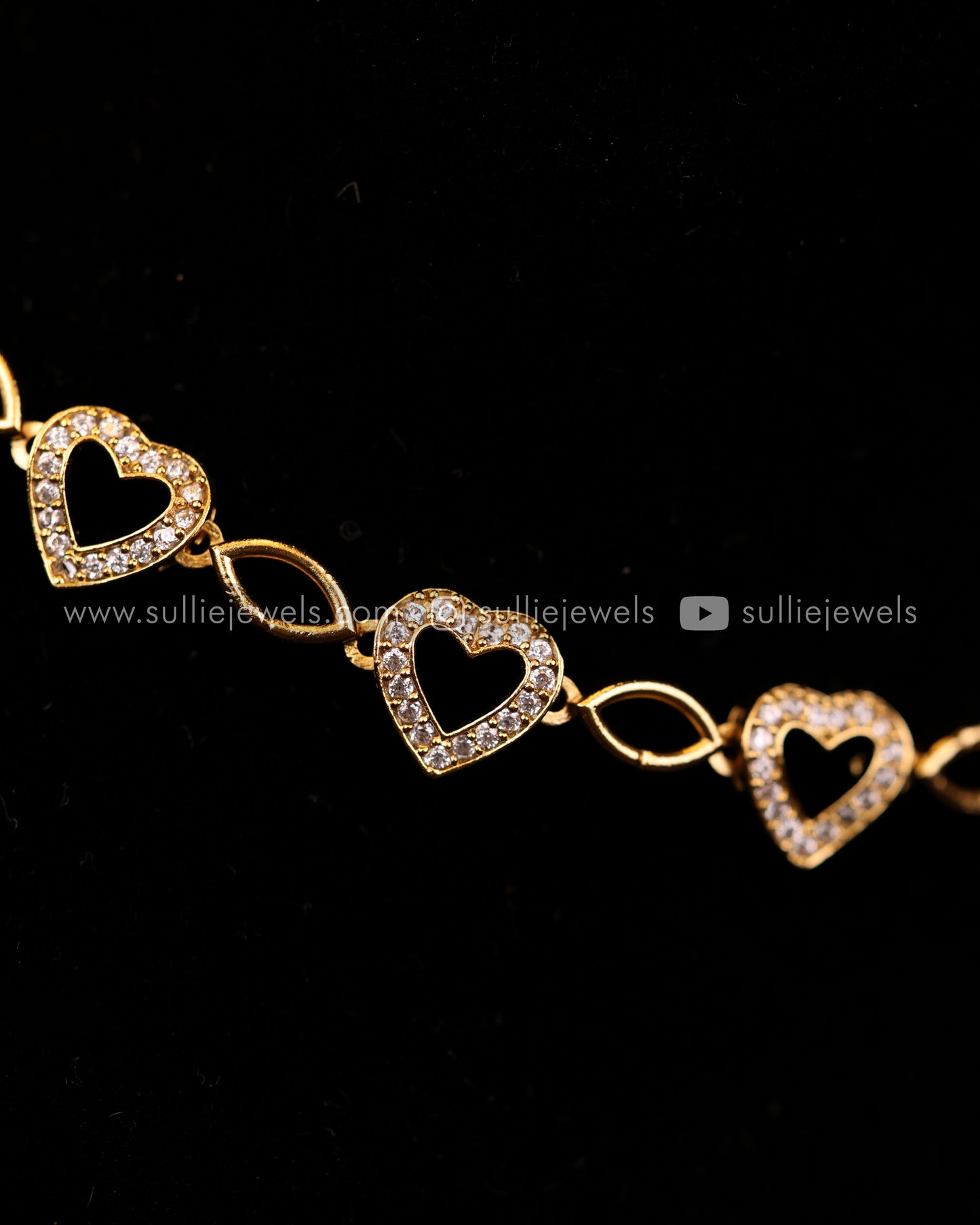 Diamond Love Necklace Set