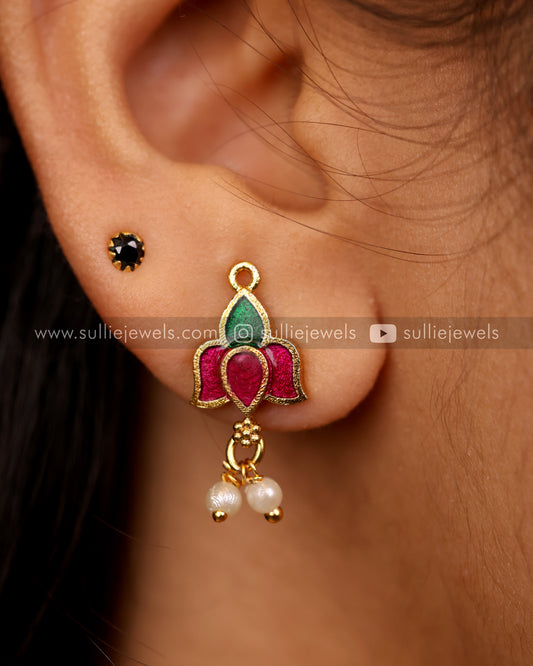 Minimal Lotus Necklace Set