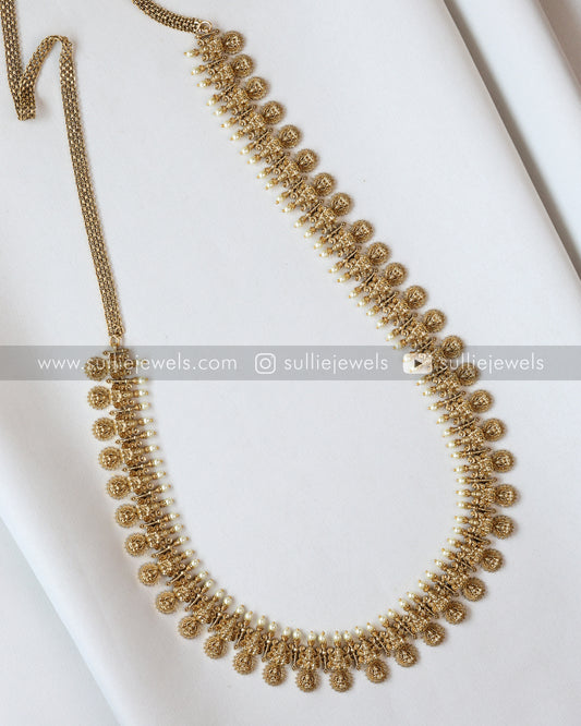 Goddess Detailed Premium Pearl Hipchain - Short width / Long width