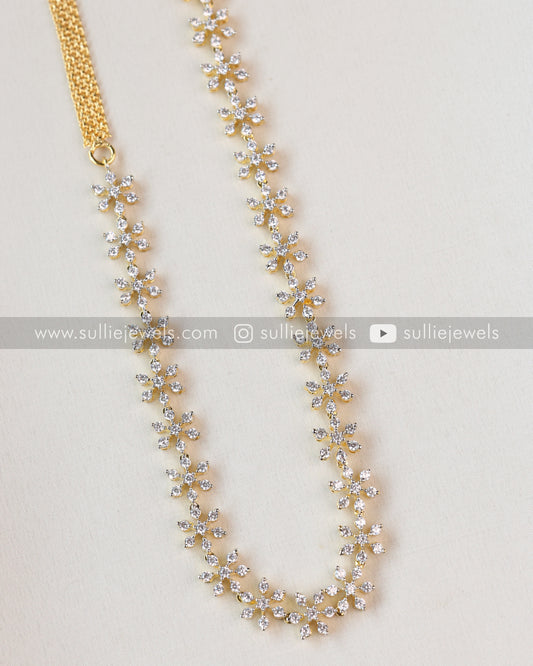 Diamond Floral Gold Hipchain